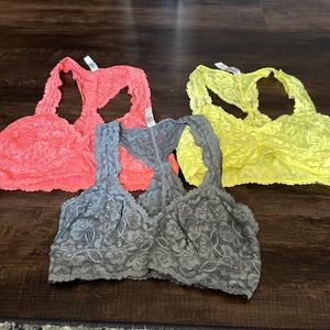 Lace Free People Galloon Racerback Bralette